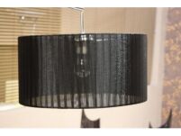 Lampa podłogowa BIANCA AZ0006 Azzardo Marmurowa podstawa i materiałowy klosz  CZARNA - 4