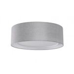 Plafon lampa sufitowa MILO  AZ2319 Azzardo Szary klosz z tkaniny akrylowa przesłona  - 3