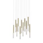 Lampa wisząca ONE P0461-11L-B5F7 Zuma Line Nad stół złote rurki LED - 2
