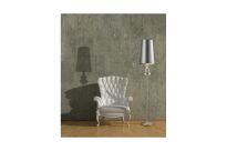 Lampa podłogowa BAROCO FLOOR AZ0309 Azzardo Stylowa srebrna tkanina / metal wysokość 173 cm - 3