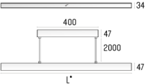 Lampa wisząca RAY ZW.1134 27W LP On-Off 6.0626 Labra LED nowoczesna 113 cm - 3