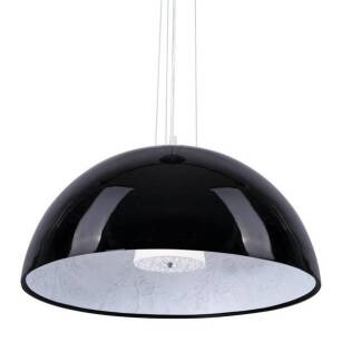 Lampa wisząca FROZEN GARDEN czarna błyszcząca 60 cm ST-7049 black shinny