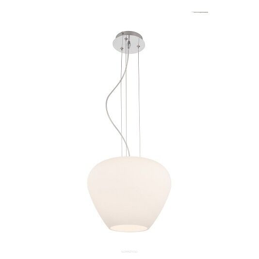 Lampa wisząca BALORO M AZ3176 Azzardo Gustowny klosz w kolorze białym nowoczesna 
