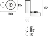 Reflektor ROBOTIC R1 edge.LED 12W On-Off 2.0709 Labra ruchomy - 4