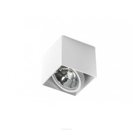 Lampa sufitowa plafon ALEX  AZ1359 Azzardo Geometryczna wykonana z aluminium biała