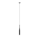 Lampa wisząca CONTE MD1998-1BL Zuma Line Wydłużona smukła czarna - 2