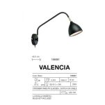 Kinkiet lampa ścienna VALENCIA 1L Czarno-złota 106081 Markslojd skandynawska - 2