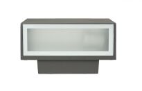 Kinkiet zewnętrzny ZEN ZN-K100  SU-MA ALUMINIOWY PROSTOKĄTNY - 4