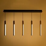 MD4768-5-3BMT ELIOT LAMPA WISZĄCA CZARNA-DREWNO/BLACK-WOOD ZUMALINE - 4