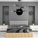 Lampa wisząca BASTONE BLACK/GOLD 6xE14 MILAGRO MLP6565 - 4