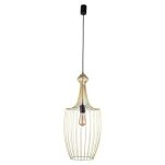 Lampa wisząca LUKSOR GOLD L 8850  Nowodvorski Ciekawy kształt i oryginalny druciany klosz - 2