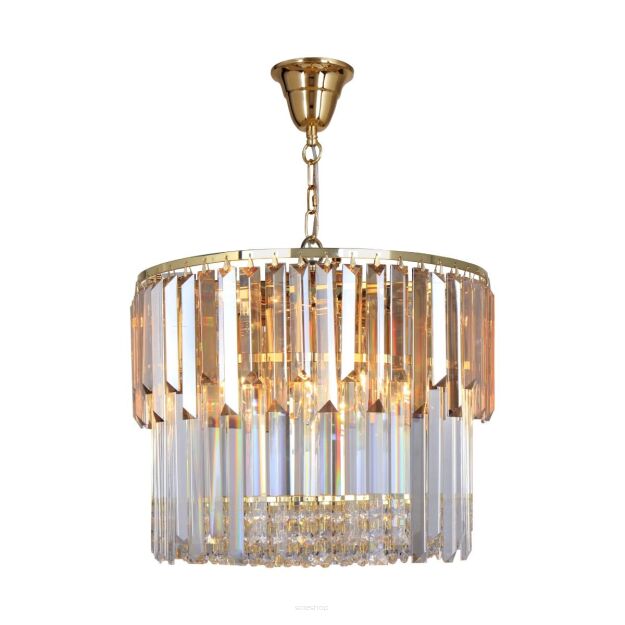 19101/8 CAMILLE LAMPA WISZĄCA ZŁOTA/GOLD ZUMALINE