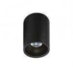 Lampa sufitowa plafon REMO AZ0818 Azzardo Tuba o wysokości 14 cm wykończona w kolorze CZARNYM - 4