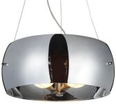 Lampa wisząca  COSMO AZ0845 Azzardo Nowoczesna klosz w kształcie ronda o chromowym wykończeniu. - 2