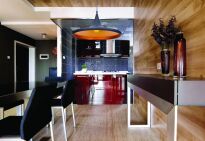 Lampa wisząca CHINK  AZ1407 Azzardo Otwarty szeroki klosz  czarno/złota nowoczesna - 3
