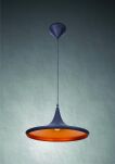 Lampa wisząca CHINK  AZ1407 Azzardo Otwarty szeroki klosz  czarno/złota nowoczesna - 2