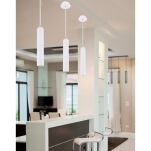 Lampa wisząca TUBO 1 AZ1237 Azzardo Biała minimalistyczna w kształcie tuby  - 2