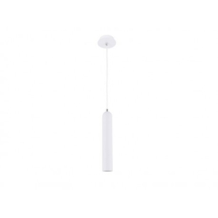 Lampa wisząca TUBO 1 AZ1237 Azzardo Biała minimalistyczna w kształcie tuby 