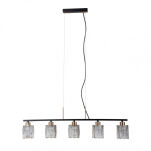 Lampa wisząca Simona PND-40814-5-BK-HBR Italux - 2