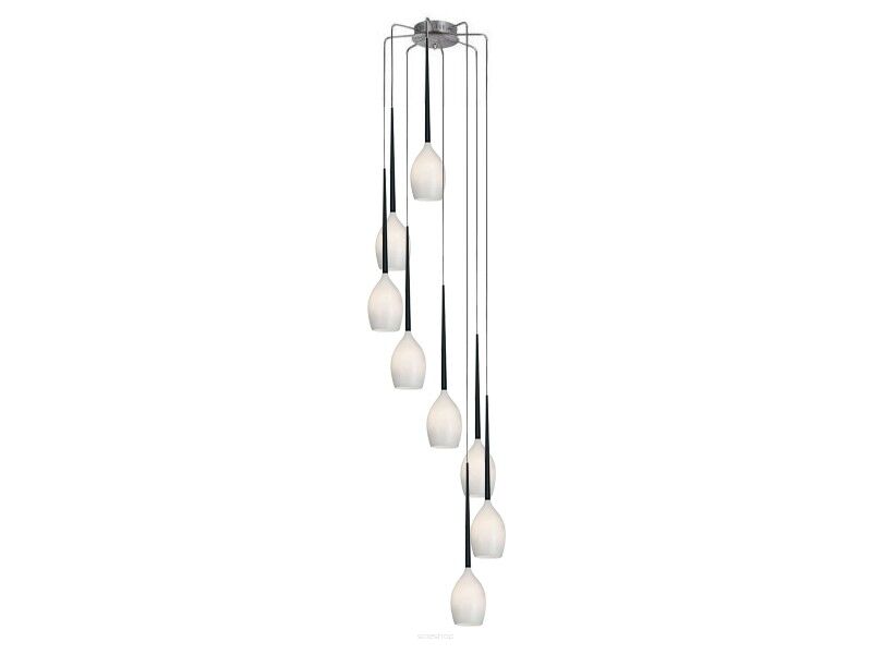 Lampa wisząca IZZA 8 AZ0160 Azzardo Kielichowe klosze w kolorze białym ciekawa kompozycja