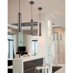Lampa wisząca TUBO 1 AZ1236 Azzardo Minimalistyczna w kształcie tuby chrom - 2