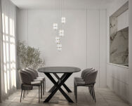 Lampa wisząca Alani PND-34375-5-BK Italux - 2