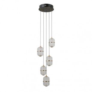 Lampa wisząca Alani PND-34375-5-BK Italux