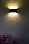 Kinkiet zewnętrzny SLIM M1016 BL SU-MA SMUKŁY LED ŚWIECI GÓRA DÓŁ - 5