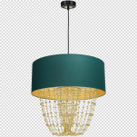 Lampa wisząca ALMERIA GREEN/GOLD MILAGRO MLP6452  - 2