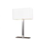 Lampa stołowa MARTENS TABLE AZ1527 Azzardo Gustowny prostokątny klosz i minimalistyczna podstawa biała - 6