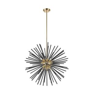 P0491-09C-F7BC URCHIN LAMPA WISZĄCA CZARNO-ZŁOTA ZUMALINE