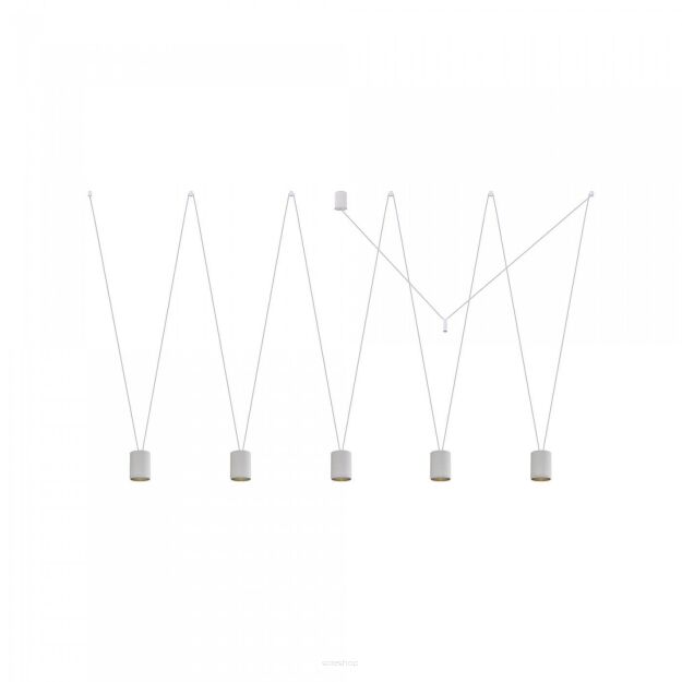 Lampa wisząca More Tone V 5xGU10 biała 7821