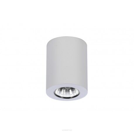 Lampa sufitowa plafon BORIS AZ1054 Techniczna tuba o białym wykończeniu