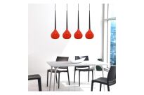 Lampa wisząca AGA 4 AZ1069 Azzardo Oryginalna i funkcjonalna 4 zwisy w kolorze czarnym - 2
