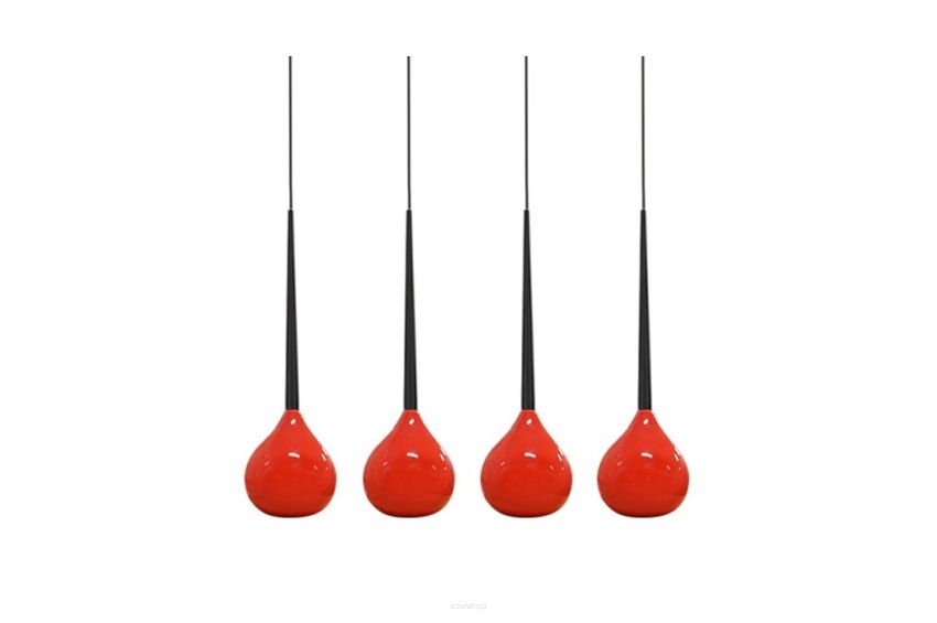 Lampa wisząca AGA 4 AZ1069 Azzardo Oryginalna i funkcjonalna 4 zwisy w kolorze czarnym