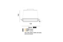 Lampa wisząca VIENA AZ2911 Azzardo Dwa prostokąty w kolorze białym LED - 2