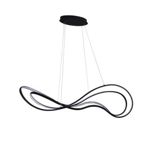 Lampa wisząca TWIST PENDANT 3-STEP DIMM BK czarny Azzardo AZ5733