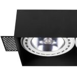 Lampa sufitowa MOD II PLUS 9403 Nowodvorski Wpuszczana bezramkowa podwójna CZARNA - 3
