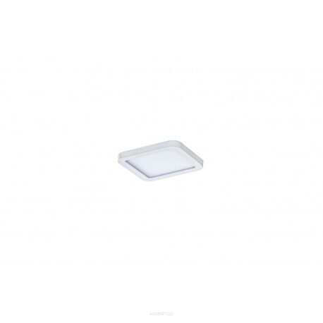 Lampa sufitowa wpuszczana SLIM SQUARE 9 AZ2830 Azzardo Kwadratowa oprawa w kolorze białym LED IP44
