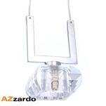 Lampa wisząca RUBIC 1 AZ0490 Azzardo Podstawa w kolorze chromu połączona z akrylowym kloszem NOWOCZESNA  - 2