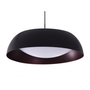 Lampa wisząca LENOX PENDANT 60 AZ3148 Azzardo Nowoczesna czarno/miedziana z wbudowanym LEDem