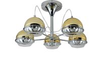 LAMPA SUFITOWA PLAFON CHROMOWANY VERONI W5 LDC 1029-5 (CHR) LDC 1029-5 (GD) LDC 1029-5 (R.GD) - 3
