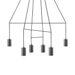Lampa wisząca IMBRIA BLACK VI 9677 Nowodvorski Pajęczyna nowoczesna ozdobna - 2
