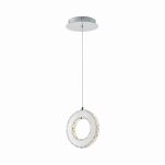 Lampa wisząca z kryształami chromowana GIRONA LED Zuma Line MD3713-1-3CT - 4