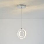 Lampa wisząca z kryształami chromowana GIRONA LED Zuma Line MD3713-1-3CT - 5