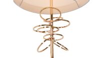 LAMPA STOJĄCA PODŁOGOWA BIAŁA MILARI elegancka LUMINA DECO LDF 5530 (GD+WT) - 2