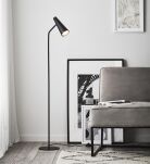 Lampa podłogowa PEAK 107900 Markslojd czarna minimalistyczna skandynawski styl - 2