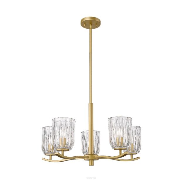 P0590-05B-V7AC TAZZA LAMPA WISZĄCA ZŁOTA ZUMALINE