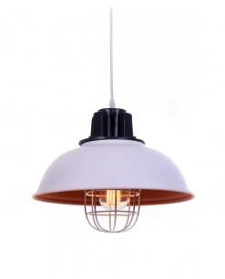 LAMPA WISZĄCA LOFT BIAŁA FUKO  LUMINA DECO LDP 6859 (WT)