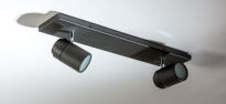 Lampa sufitowa/ ścienna NOEMIE 2 BK BLACK AZZARDO AZ4137 - 2